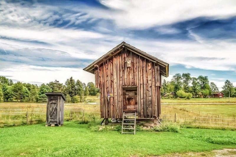 Draenggardens Stuga Pa Genuin Raettviksgard Boda  Buitenkant foto